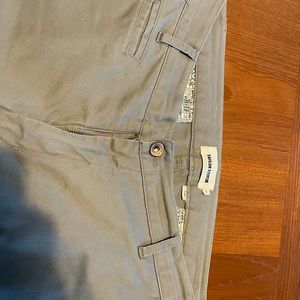 Taylor Stitch 32x34 Gray Thick Cotton Chinos